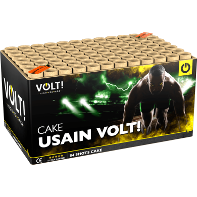 Usain VOLT! vuurwerk